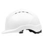Preview: Nitras Head Protect 9500 Schutzhelm mit Größenregulierung und Kinnriemen, weiß